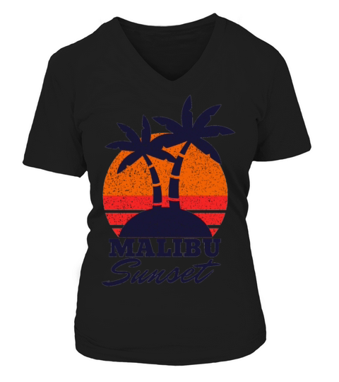 malibu Summer Women's V-Neck T-shirt