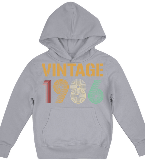Beautiful Vintage 1986 Birthday Design Kids Hoodie