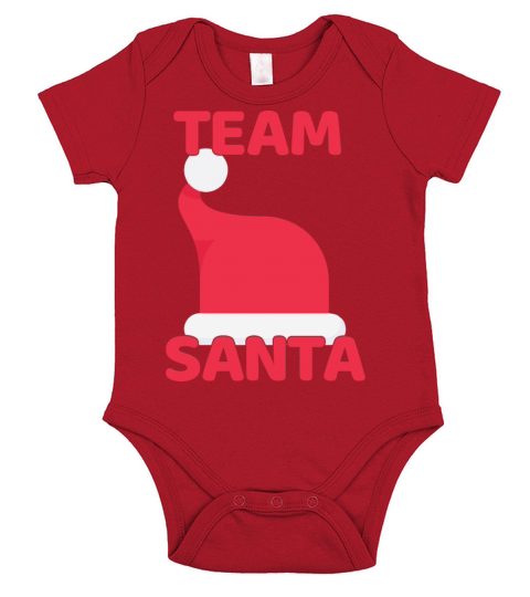 Team Santa Family Christmas Matching Pajama Santa Short Sleeve Baby One-Piece