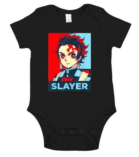 Slayer Demon Anime Arts Tees Short Sleeve Baby One-Piece