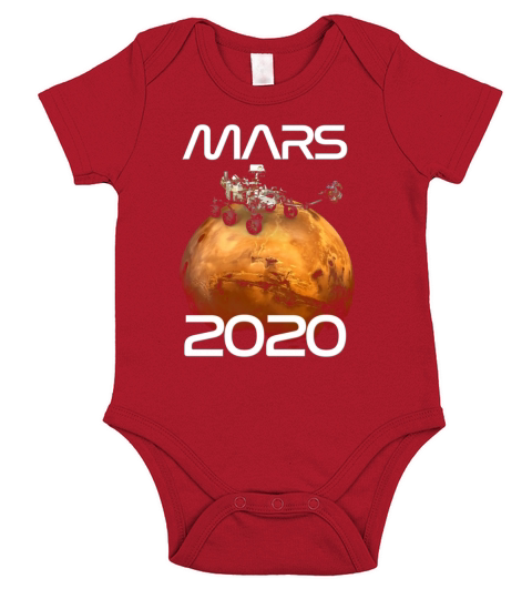 Mars 2020 NASA Rover Mission T-Shirt Short Sleeve Baby One-Piece