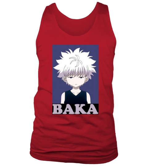 shirt Hunter X Hunter-Killua Zoldyck-Baka Tank Top Unisex