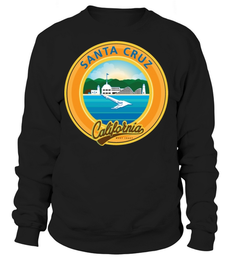 Santa Cruz City Scape Women's Sweatshirt