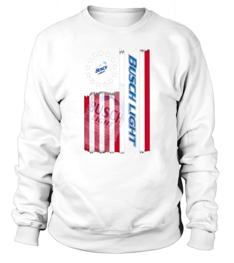 Busch Light beer American flag Sweatshirt Unisex