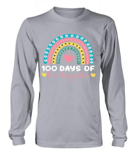 100 Days Of Kindergarten Men's Long Sleeve