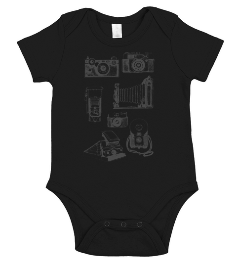 Vintage Camera Collection - Mug Short Sleeve Baby One-Piece
