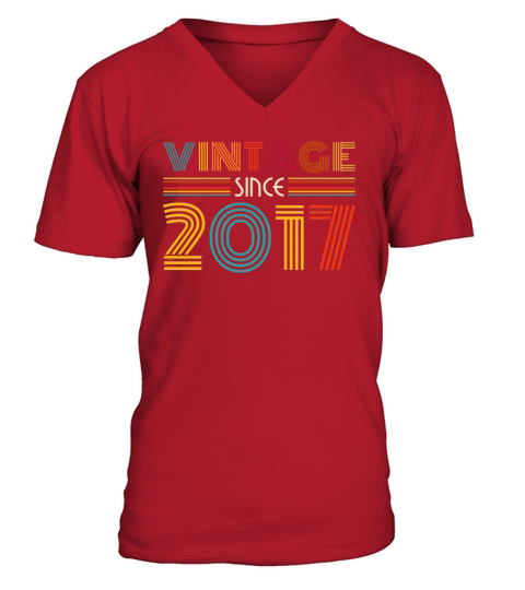 Vintage Since 2017 Men's V-Neck T-shirt
