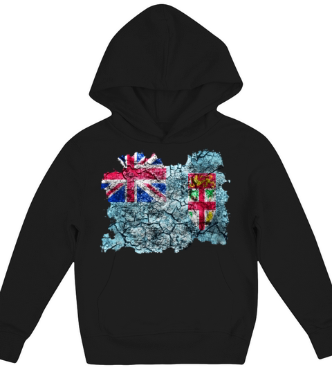 Fiji Vintage Flag Kids Hoodie