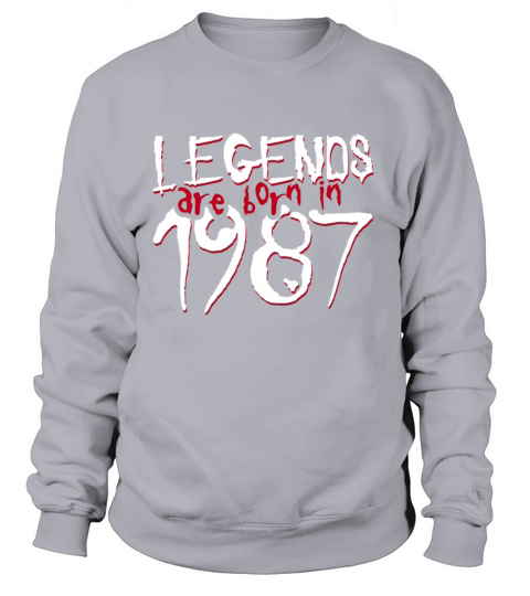 Birthday 1987 Legends Born Gift Women's Sweatshirt