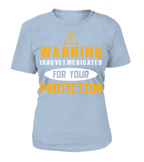 Warning Iraq Vet Medicated American Veteran Shirt Women's T-Shirt