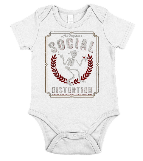 Social Distortion Tshirt Short Sleeve Baby One-Piece