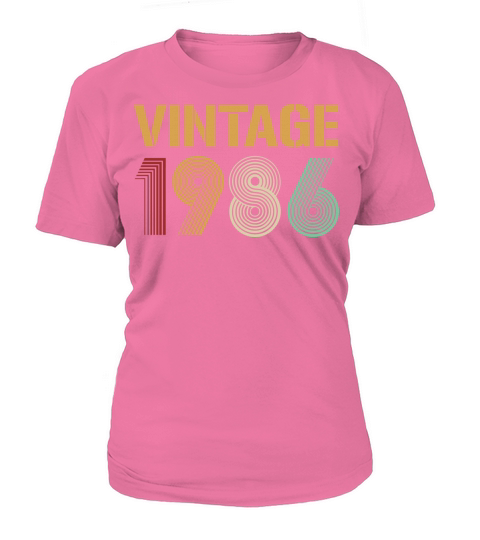 Beautiful Vintage 1986 Birthday Design Women's T-Shirt