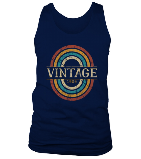 1980 birthday vintage shirt - gift idea retro Men's Tank Top