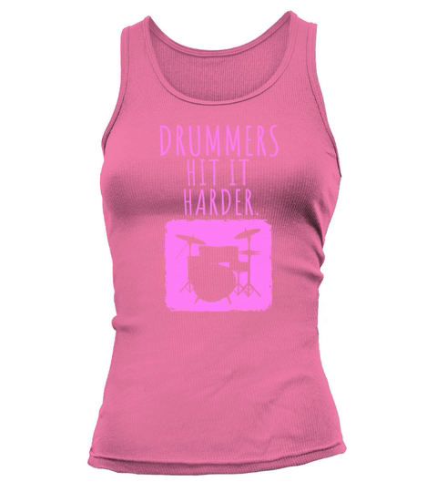 Drummers Hit It Harder Shirt 2 voilet Women's Tank Top