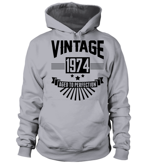 VINTAGE 1974 - Aged To Perfection Women's Hoodie