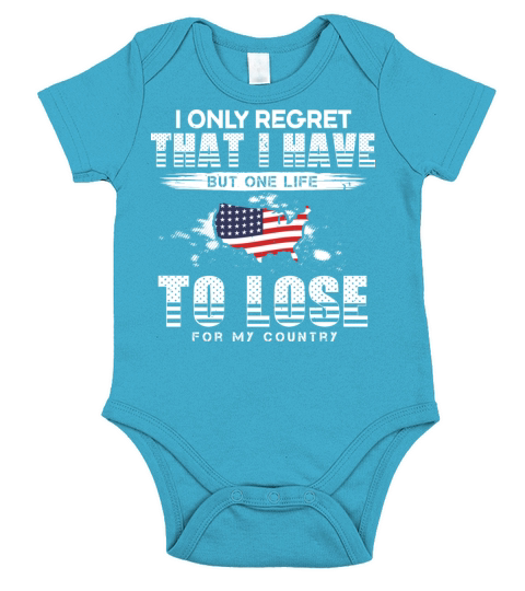 We Remember - Memorial Day USA Short Sleeve Baby One-Piece