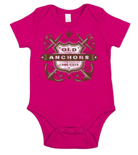 Anchors Short Sleeve Baby One-Piece