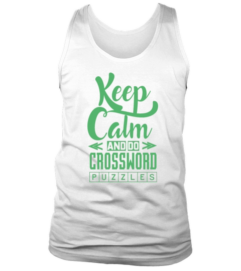 Crosswords Puzzle Tank Top Unisex