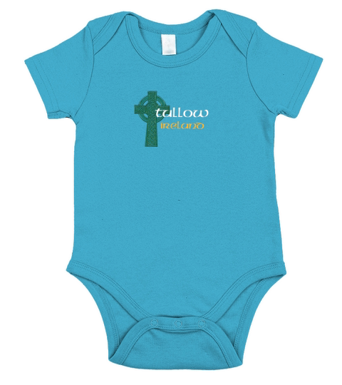 TULLOW CARLOW Ireland County Crest Vintage - Unisex Long Sleeve Short Sleeve Baby One-Piece