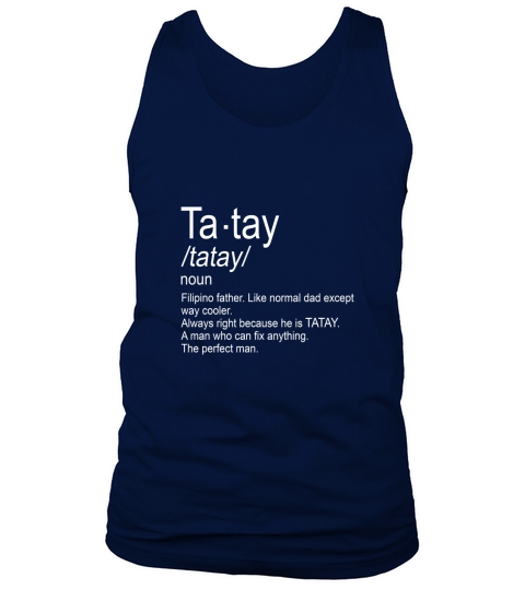 Mens Tatay Filipino Dad Tank Top Unisex