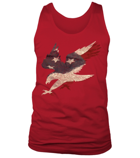 Old Glory American Flag Eagle Clothing Apparel USA Men's Tank Top