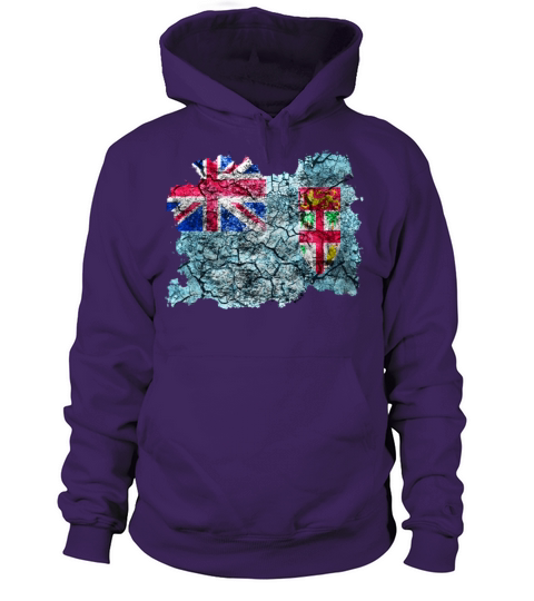 Fiji Vintage Flag Men's Hoodie