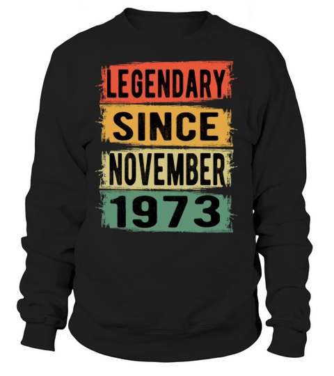 Birthday Gift November 1973 Women's Sweatshirt