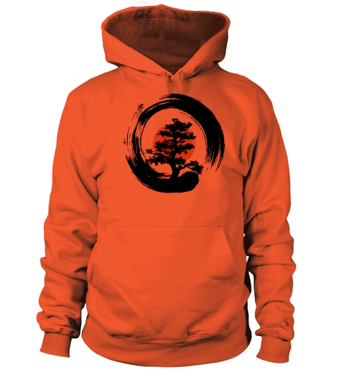 Japanese Bonsai Tree Zen Enso Women's Hoodie
