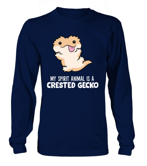 My Spirit Animal Is A Crested Gecko Women's Long Sleeve