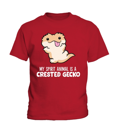 My Spirit Animal Is A Crested Gecko Kids T-Shirt