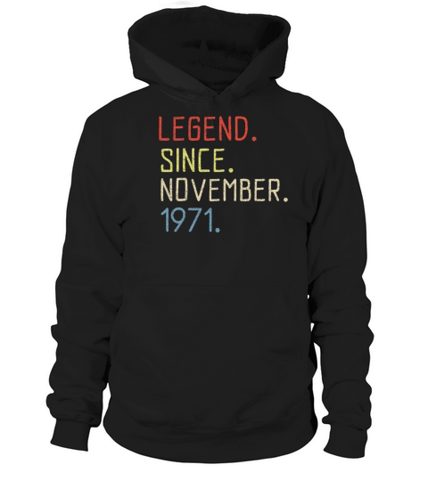 49th Birthday November 1971 Bday for Men Women Women's Hoodie