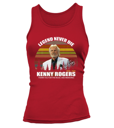 Thank You For The Memories-Kenny-Gift-Rogers-64 Year T-Shirt Tank top Woman