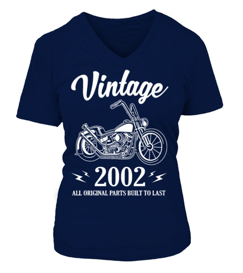 Vintage 2002 All Original Parts Built To Last Women's V-Neck T-shirt