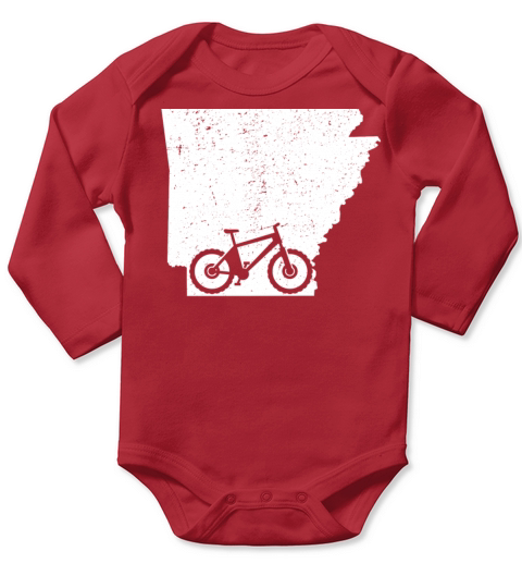 Arkansas Mountain Bike Long Sleeve Baby One-Piece