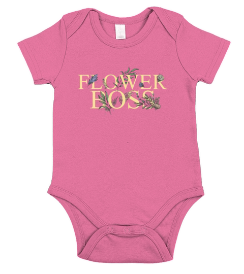 Flower Retailer Boss Florist Florists Gardener Short Sleeve Baby One-Piece