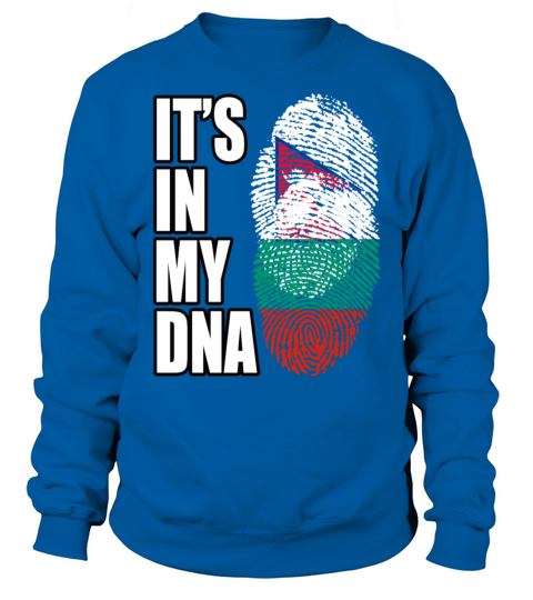 Bulgarian And Nepalese Mix DNA Flag Heritage Women's Sweatshirt