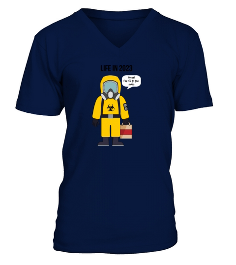 Going shopping in 2023 Men's V-Neck T-shirt