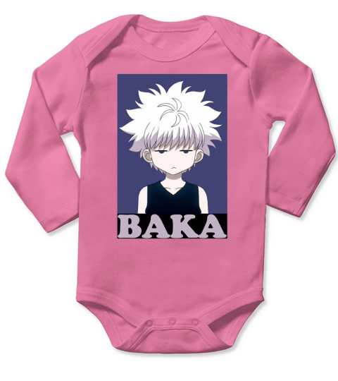 shirt Hunter X Hunter-Killua Zoldyck-Baka Long Sleeve Baby One-Piece