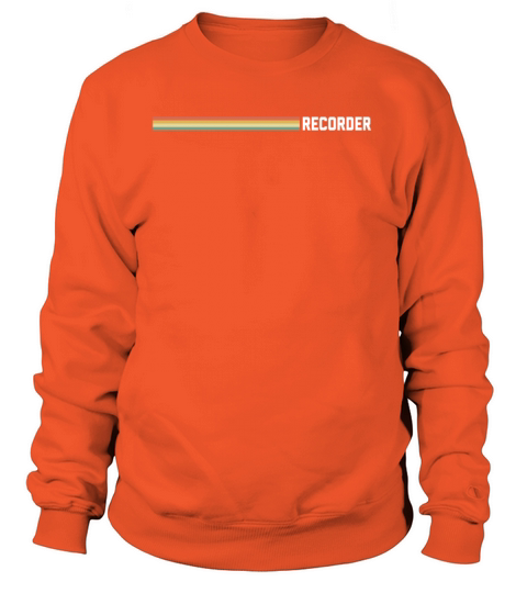 Recorder Distressed Striped Women's Sweatshirt
