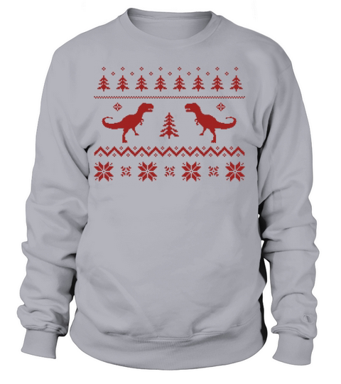 Ugly T-Rex Dinosaur Christmas Sweater Women's Sweatshirt