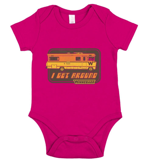 Luv Winnebago I Get Around RV Short Sleeve Baby One-Piece