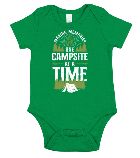 Camping Tent Making Memories One Short Sleeve Baby One-Piece