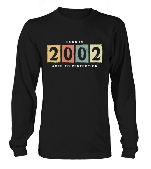 2002 Birthday vintage Gift Idea Men's Long Sleeve