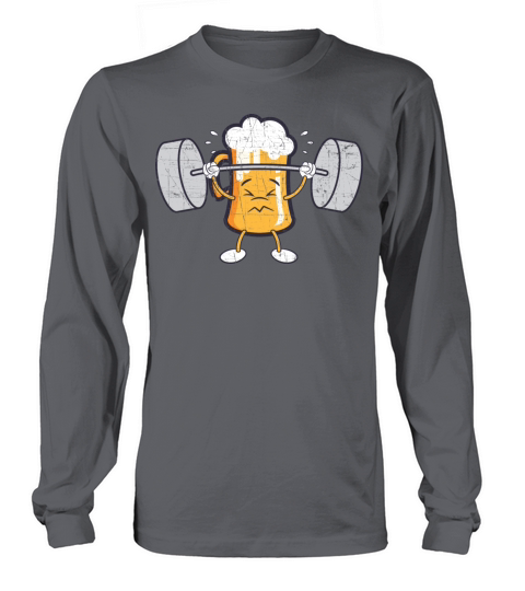 Funny Craft Beer Drinker Lifting Problem Workout B Men's Long Sleeve