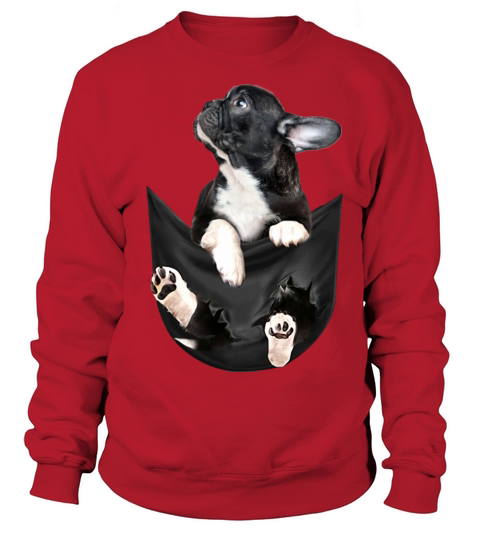 Funny Pug in Pocket Dog in Pocket-dog lovers Women's Sweatshirt