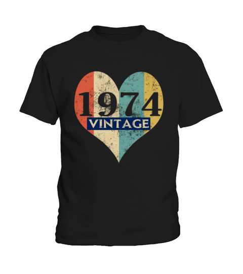 Vintage 1974 Retro Kids T-Shirt
