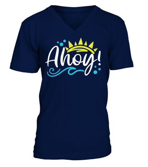Ahoy Men's V-Neck T-shirt