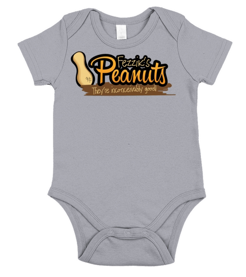 Fezziks Peanuts Short Sleeve Baby One-Piece