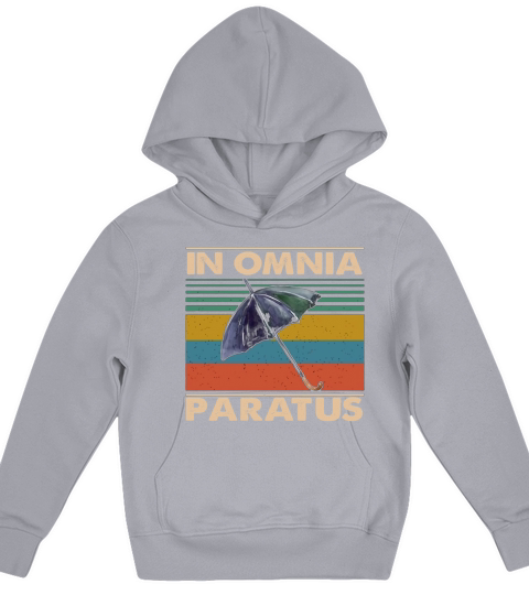 Umbrella In Omnia Paratus Kids Hoodie