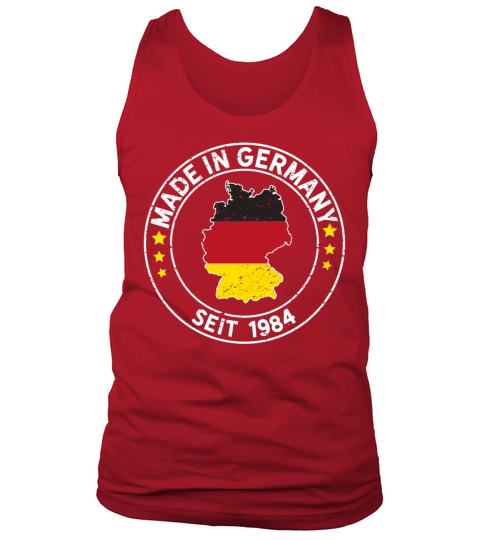 Made In Germany Since 1984 Birthday Gift Idea Men's Tank Top